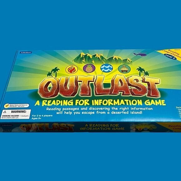 Lakeshore Reading Comprehension Level 2 Game Outlast Educational COMPLETE - Picture 1 of 4